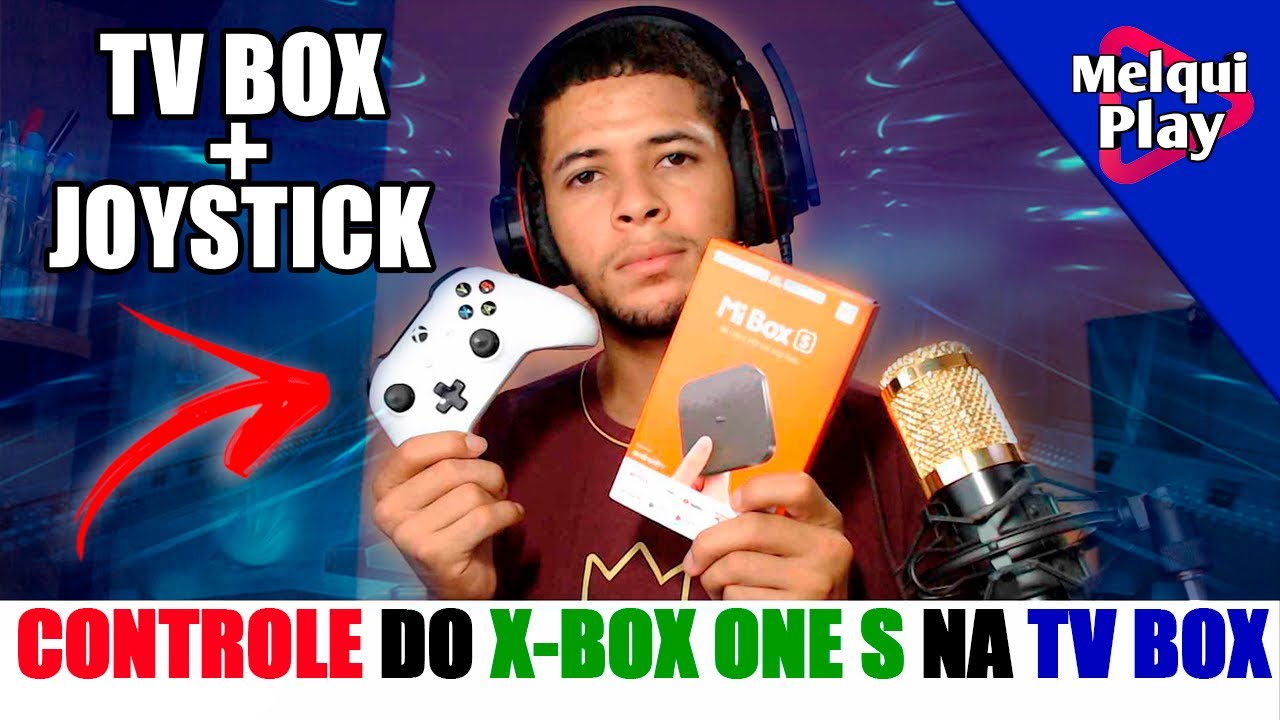 COMO CONECTAR CONTROLE DE XBOX ONE S OU GAMEPAD NA TV BOX (XIAOMI MI BOX S)