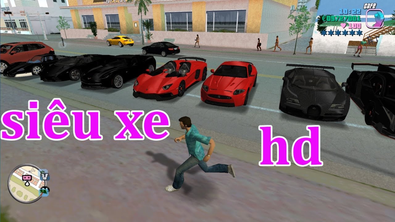 SIÊU XE NHIỀU QUÁ BIẾT LẤY CHIẾC NÀO BÂY GIỜ ?🏎 | GTA VICE CITY MOD HD |