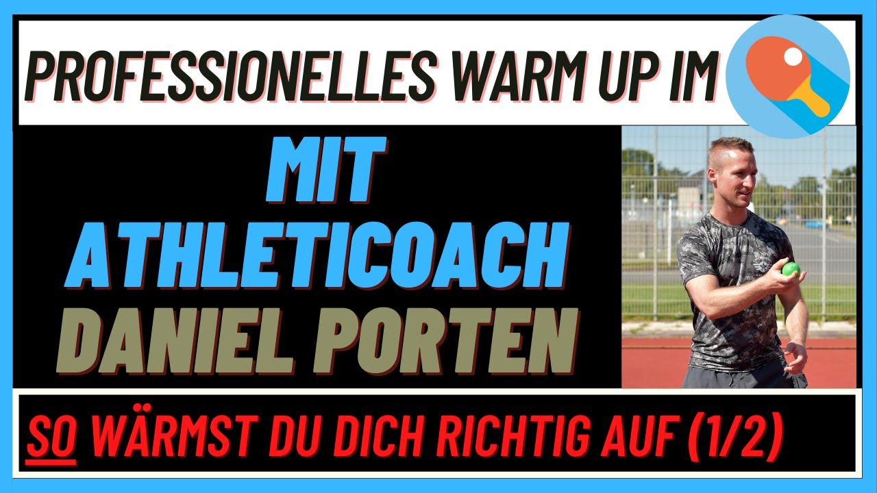 Professionelles Tischtennis-Warm Up! So wärmst du dich richtig auf🏓