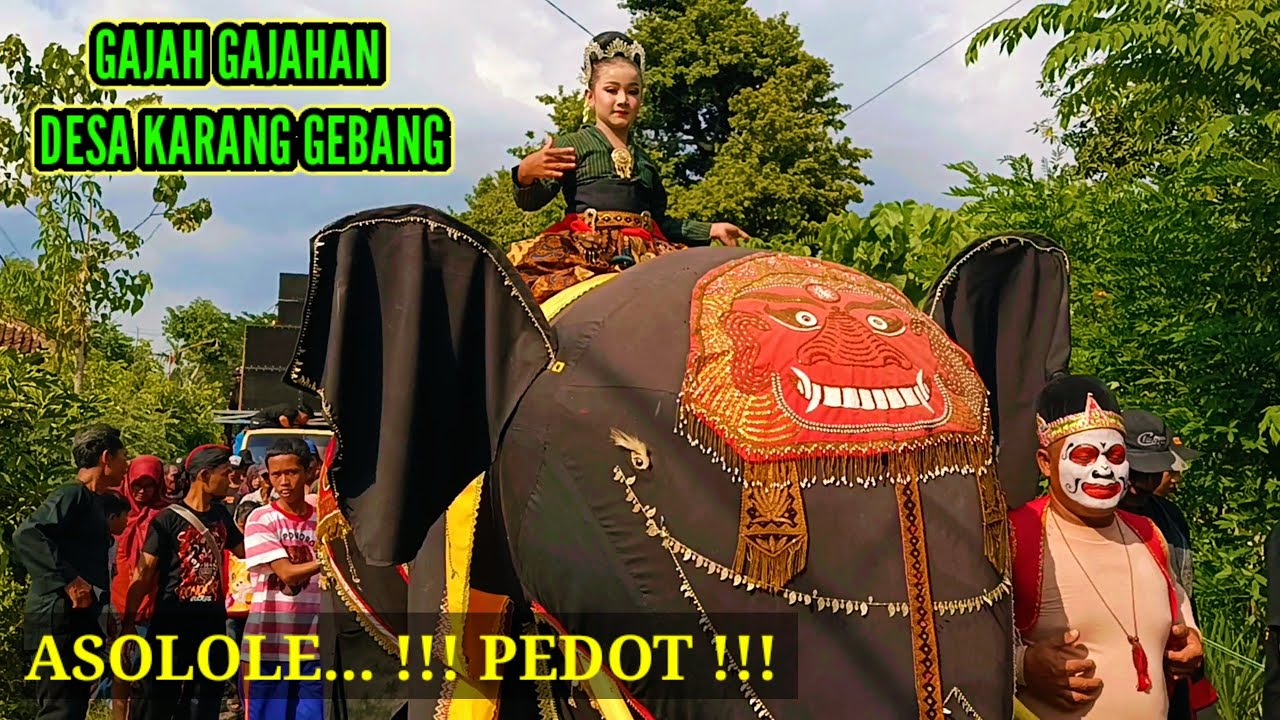 Pesona Budaya Desa Karanggebang ~ Seni Gajah Suryo Kecono Karanggebang Jetis Ponorogo