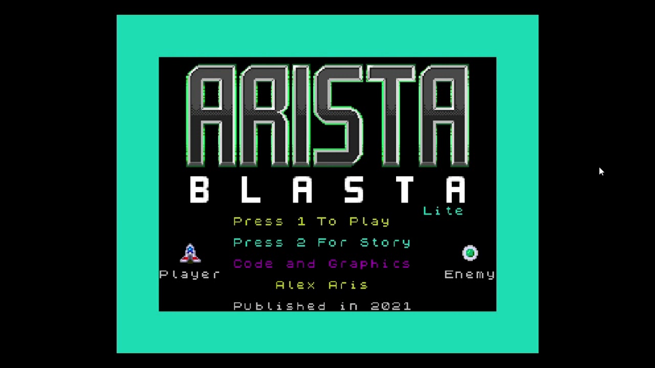 Game Development (Work in Progress) | [01] ZX Spectrum Next  - Arista Blasta Lite (2021)