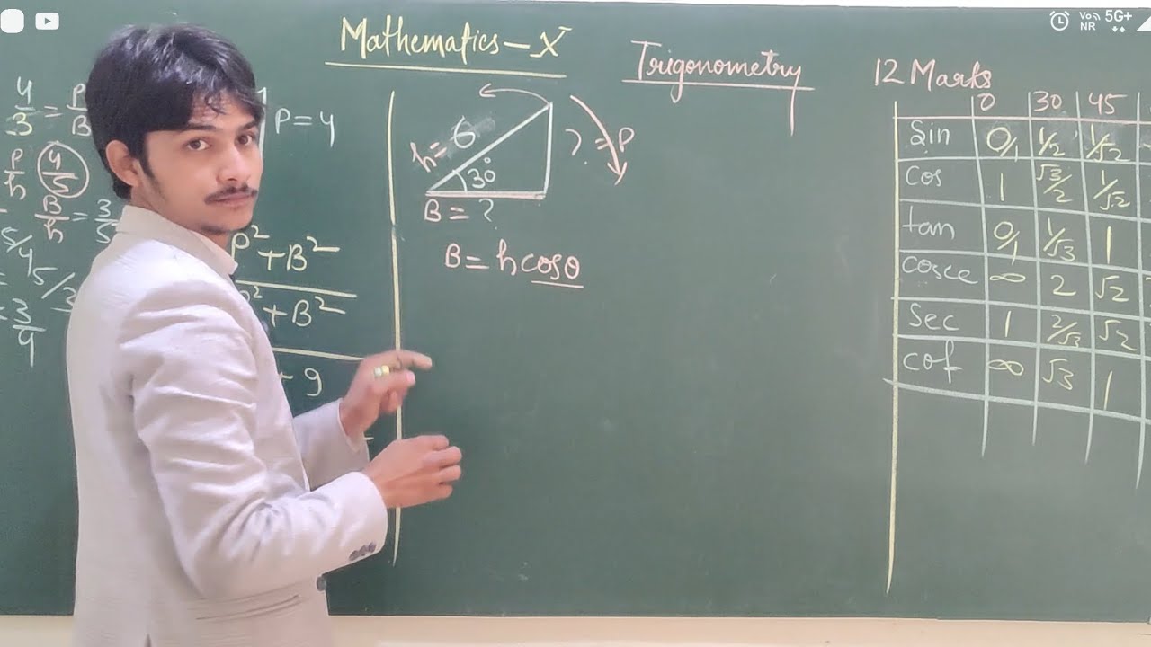 Trigonometry class 10 by Er. Dilnawaz sir 