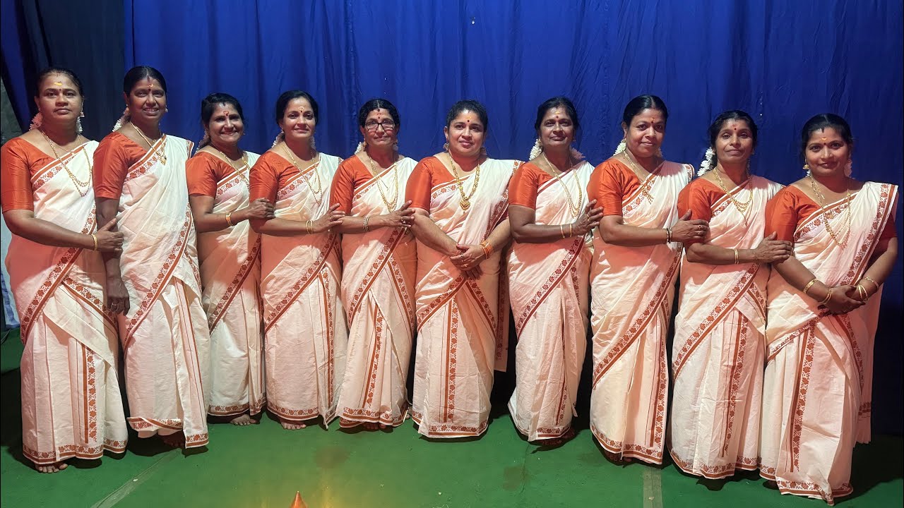 Team Parijatham . #thiruvathirakali , @Kanayam sree Kurumba Bhagavathy Temple 