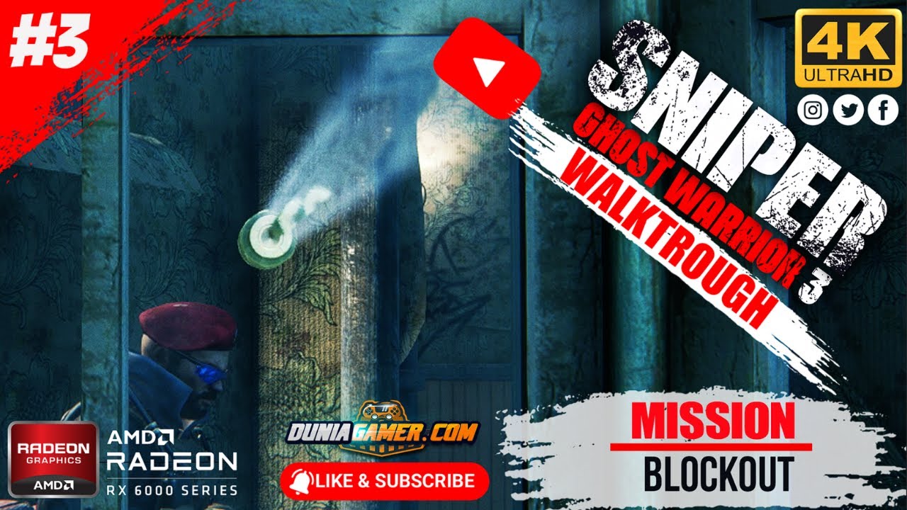 [🔴LIVE] Sniper Ghost Warrior 3 WALKTHROUGH | BLOCKOUT | Bahasa Indonesia  #sniperghostwarrior3