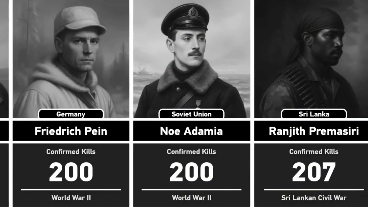 The Deadliest Snipers in History — Ranked by Confirmed Kills