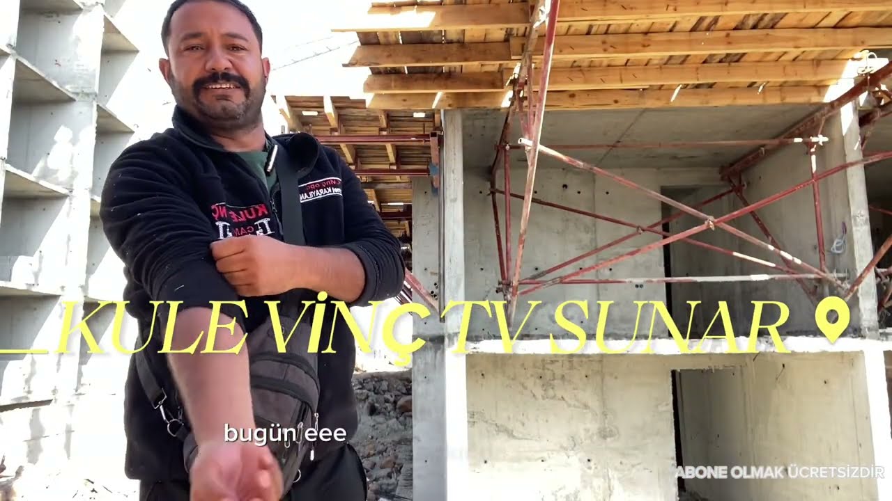 SANY KULE VİNÇ KULLANDINIZ Mİ? Kule vince tırmandık genel kontrol ettik  #kulevinç video 68