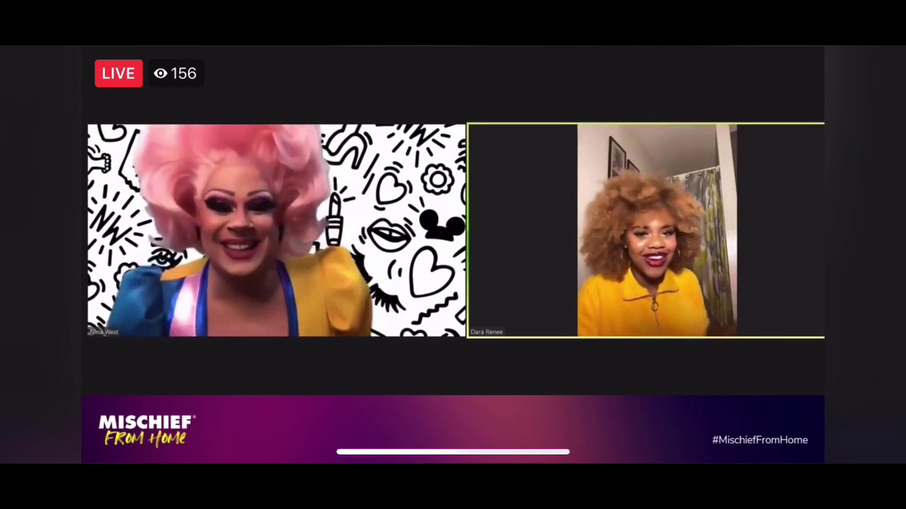 Dara Reneé & Nina West Host Disney Trivia via Facebook (5/15/20)