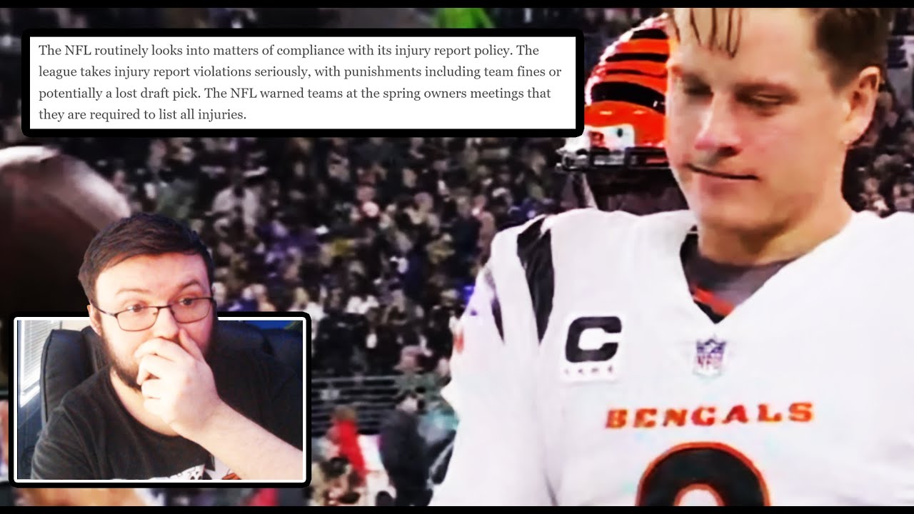 BENGALS FAN REACTS TO THE NFL INVESTIGATING THE BENGALS FOR NOT REPORTING JOE BURROWS INJURY!