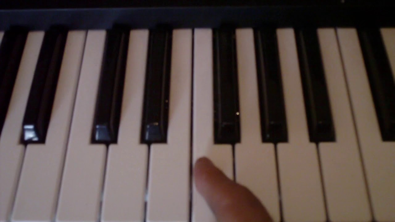 Acorde de Do Sostenido Mayor en el Teclado - Clases Online en Datemusica.com
