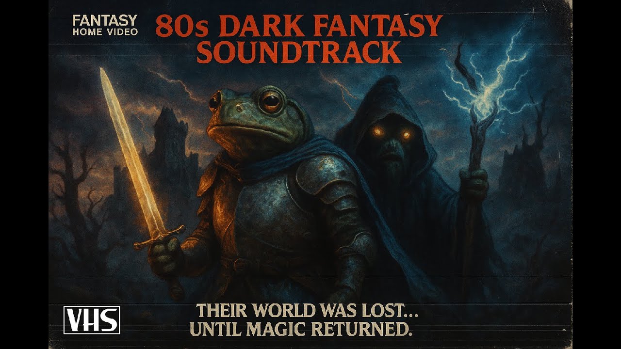 80s Dark Fantasy LoFi VHS Synth | Ambient Music for Dreams Relaxation & Sorcery