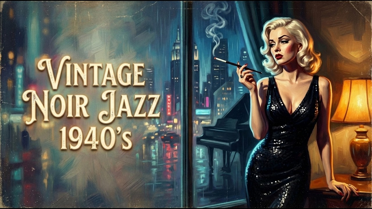 🎷 1940's Nostalgic Jazz Playlist 🎤 Vintage Torch Jazz | Retro Noir | Female Vocals