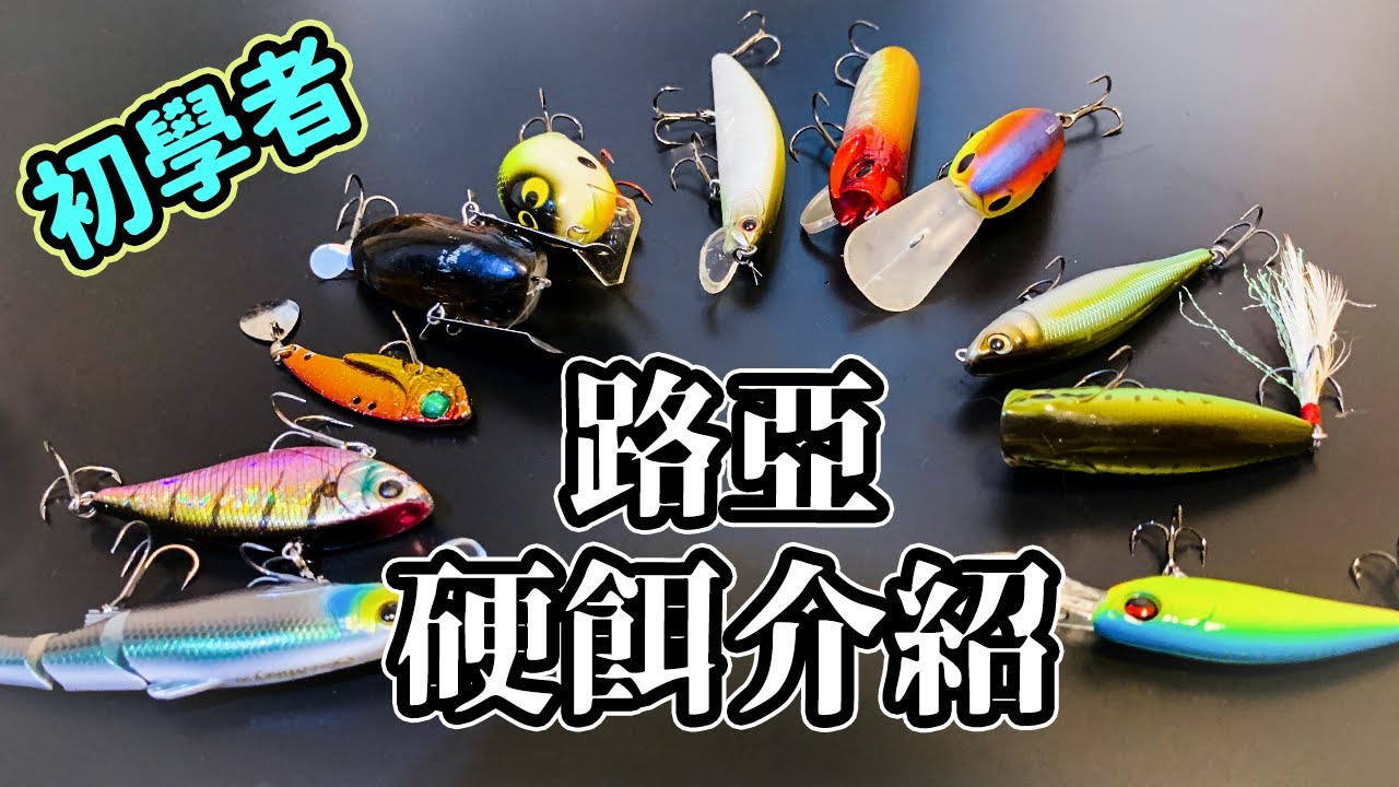 路亞餌介紹：【硬餌篇】分類、選擇、操作、水中姿態。