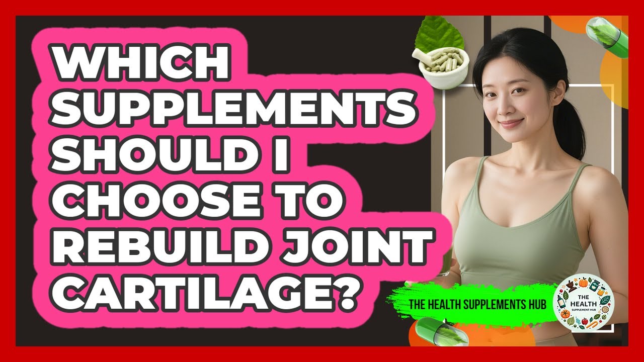 Which Supplements Should I Choose To Rebuild Joint Cartilage? - The Health Supplement Hub