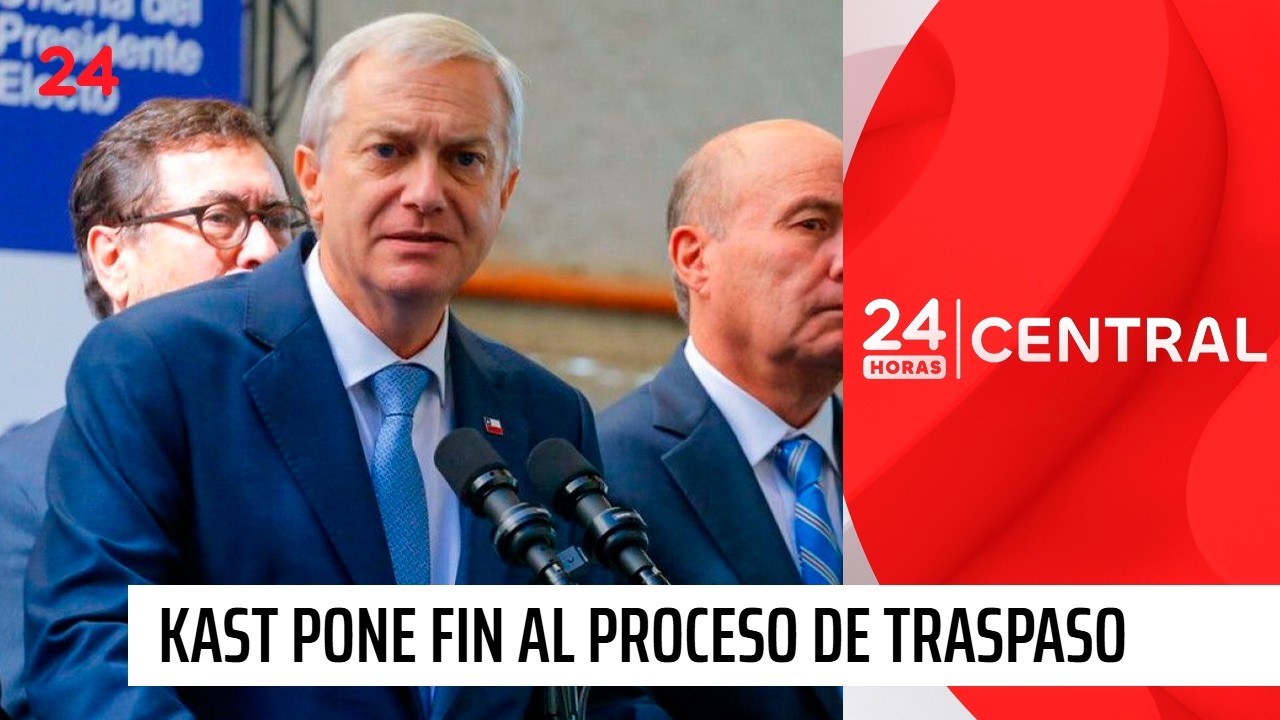 Kast decide poner fin al proceso de traspaso de mando | 24 Horas TVN Chile