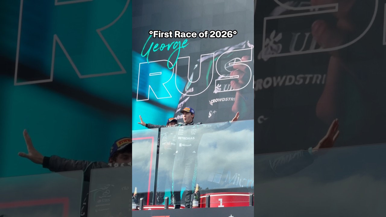 Приберегаю это для особых случаев. Т-поза вернулась! 😭 #f1 #formula1 #georgerussell