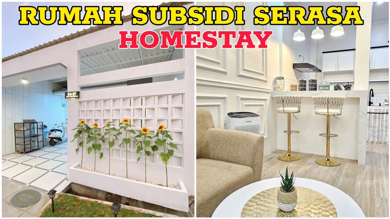 RENOVASI TERAS DAN DAPUR MINIMALIS RUMAH SUBSIDI