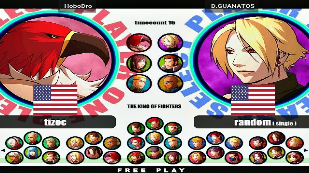 KOF XI - HoboDro vs D.GUANATOS