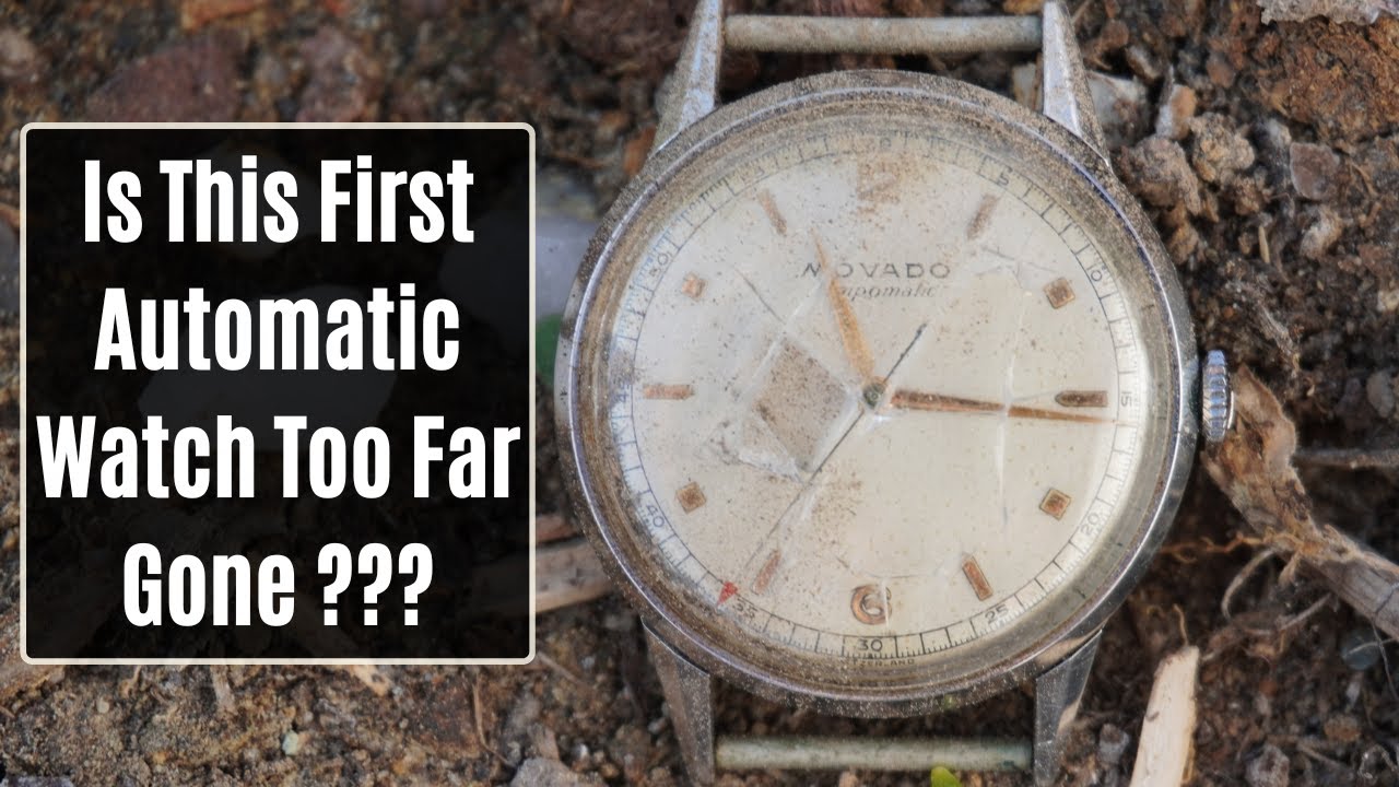 Hobby Watchmaker Restore the First Automatic Watch from Movado !!!