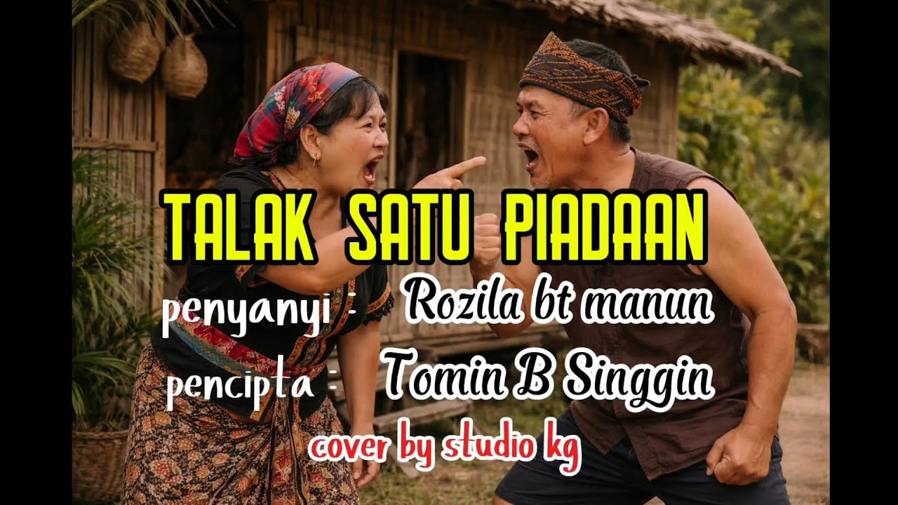Lagu dusun/talak satu piadaan/penyanyi Rozila bt manun/pencipta tomin B Singgin (cover by studio kg)