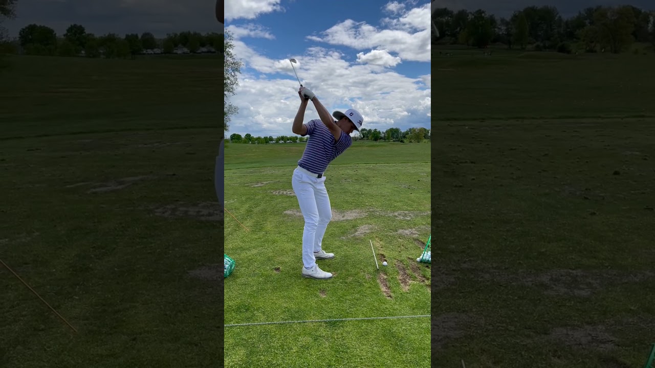Swing Work on the Grass Range # #golfclub #golfrange #golfswing #outdoors #srixon #golfer @PGATOUR