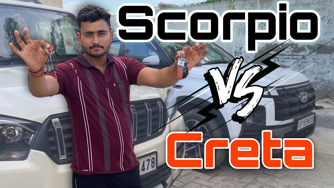 Mahindra Scorpio classic Vs Hyundai Creta S 2024 || Dhamakedar comparison Scorpio classic vs Creta🫣