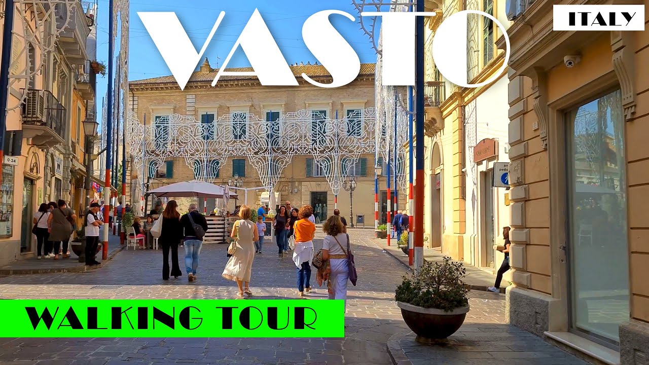 [4K] ITALY ABRUZZO VASTO WALKING TOUR OLD TOWN/WŁOCHY ABRUZJA/VASTO - SPACER PO STARYM MIEŚCIE