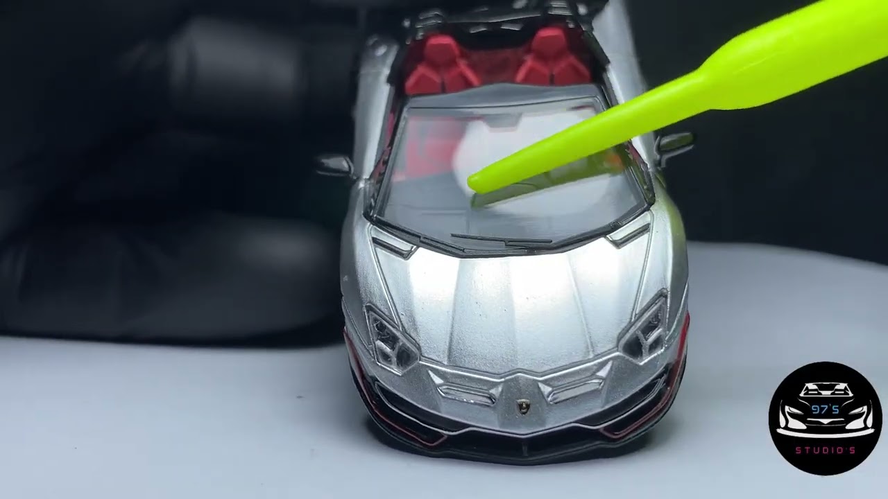 MANTEP NIH Maxwell Lamborghini Aventador SVJ Silver Wajib Beli deh seriusss