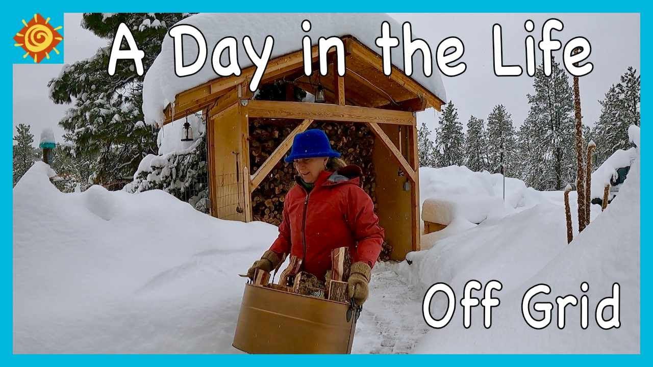 An Off-Grid Winter’s Day | A Day in the Life Living Off the Grid in the Mountains of Colorado