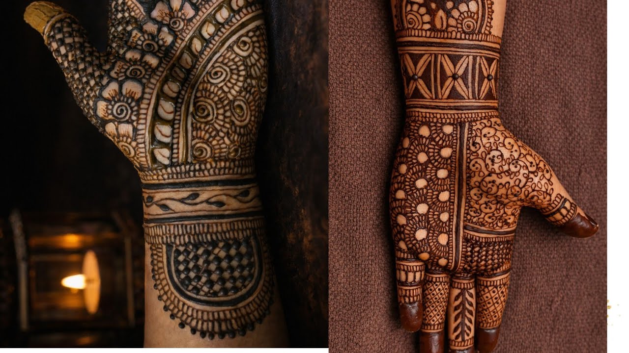 Top-2 Simple Mehndi Designs for Font Hand | Mehandi Designs| Stylish Aesthetic Wedding Mehndi Design