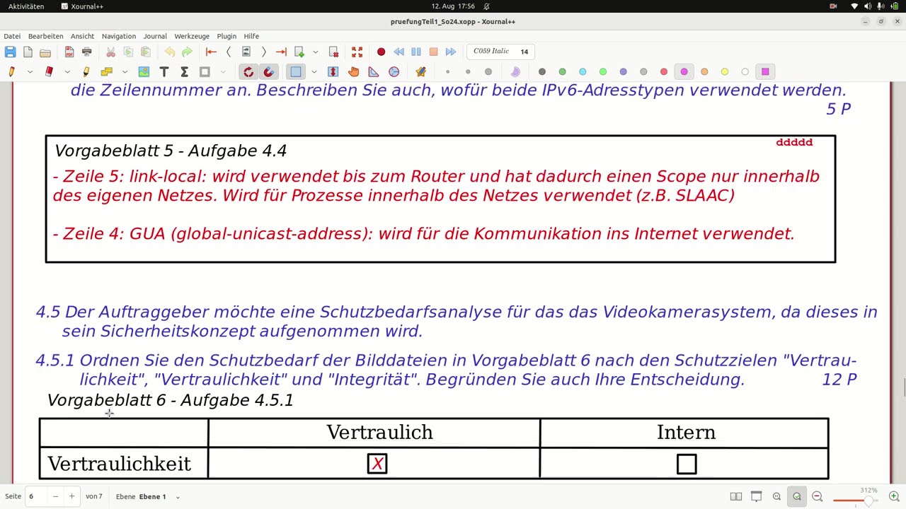 AP1-Prüfung für IT-Berufe - Sommer 2024 (4/5) - Netzwerktechnik und Schutzbedarfsanalyse