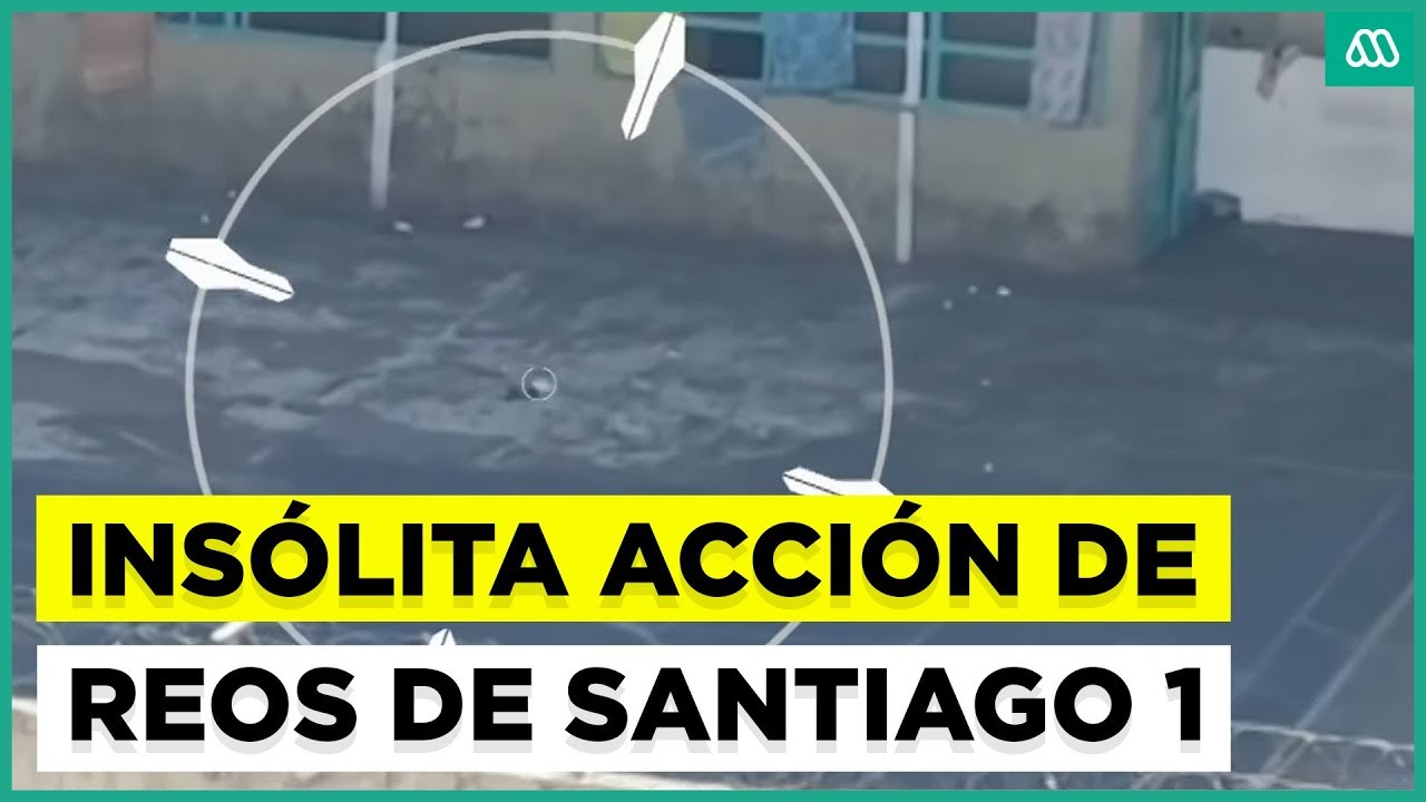 Insólita acción de reos en Santiago 1 para recoger pelotazos