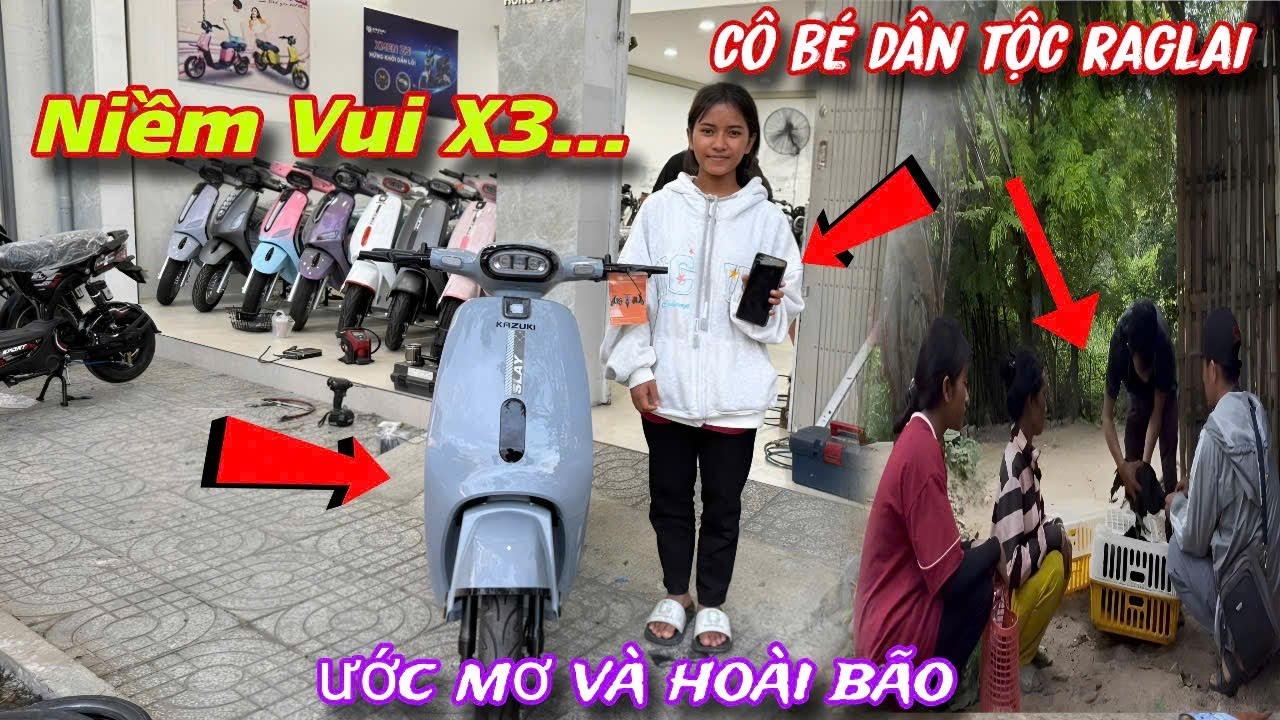 Cảm Xúc Khó Tả của cô bé RAGLAI khi điều KHAO KHÁT bấy lâu nay đã trở thành hiện thực../568