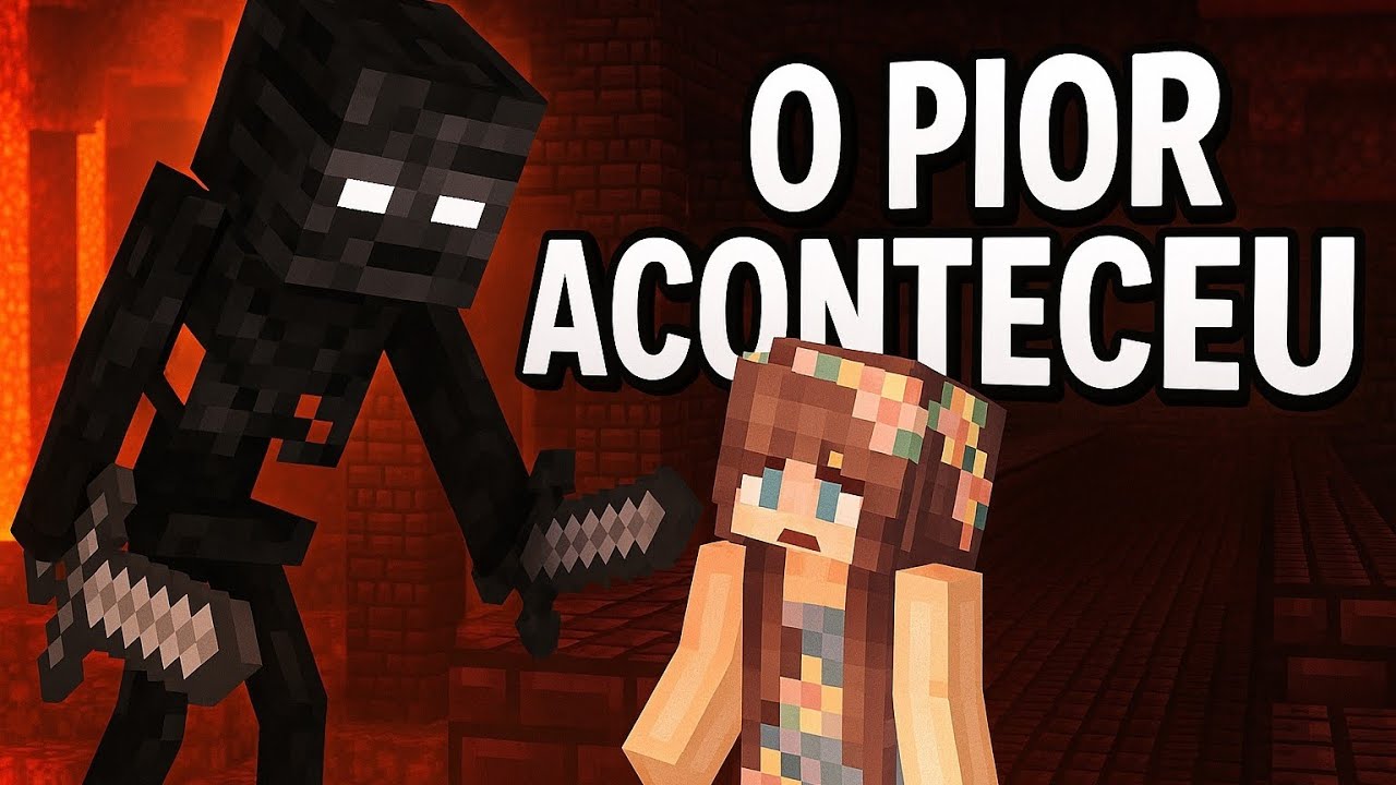 Esqueletos Wither no Minecraft. Consegui as cabeças?! #ep29 - Minecraft Raiz #minecraft