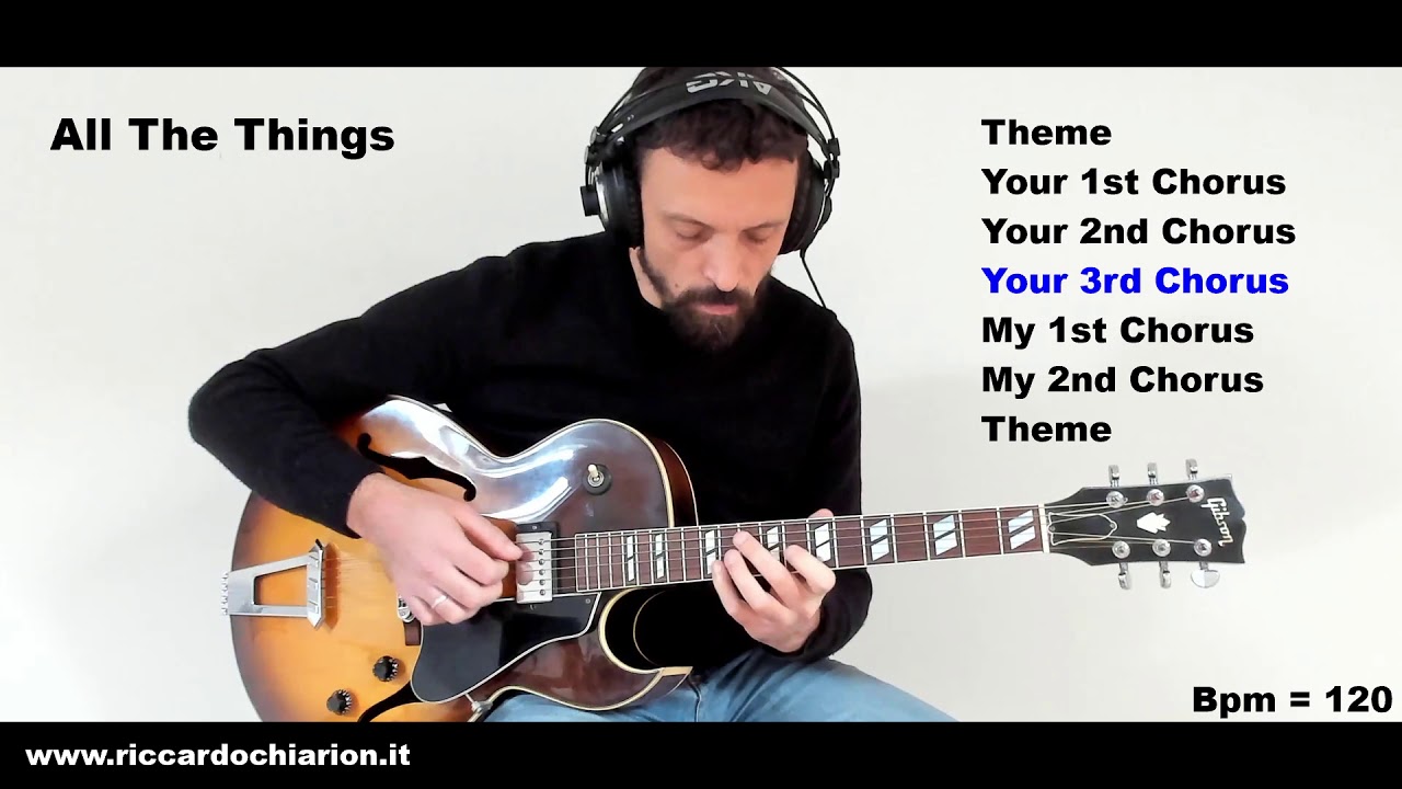 All The Things You Are 120 - Backing Track - Jazz Guitar Duet