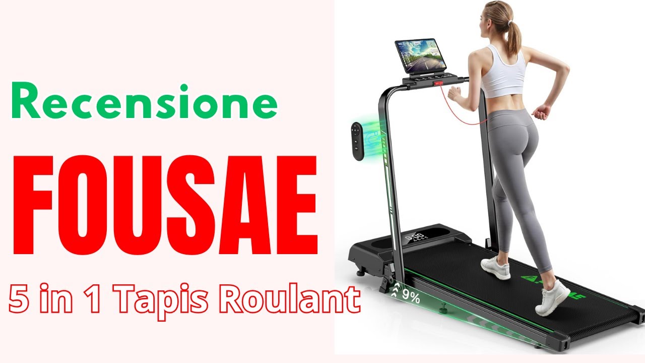 FOUSAE 5 in 1 Tapis Roulant con Inclinazione Recensione