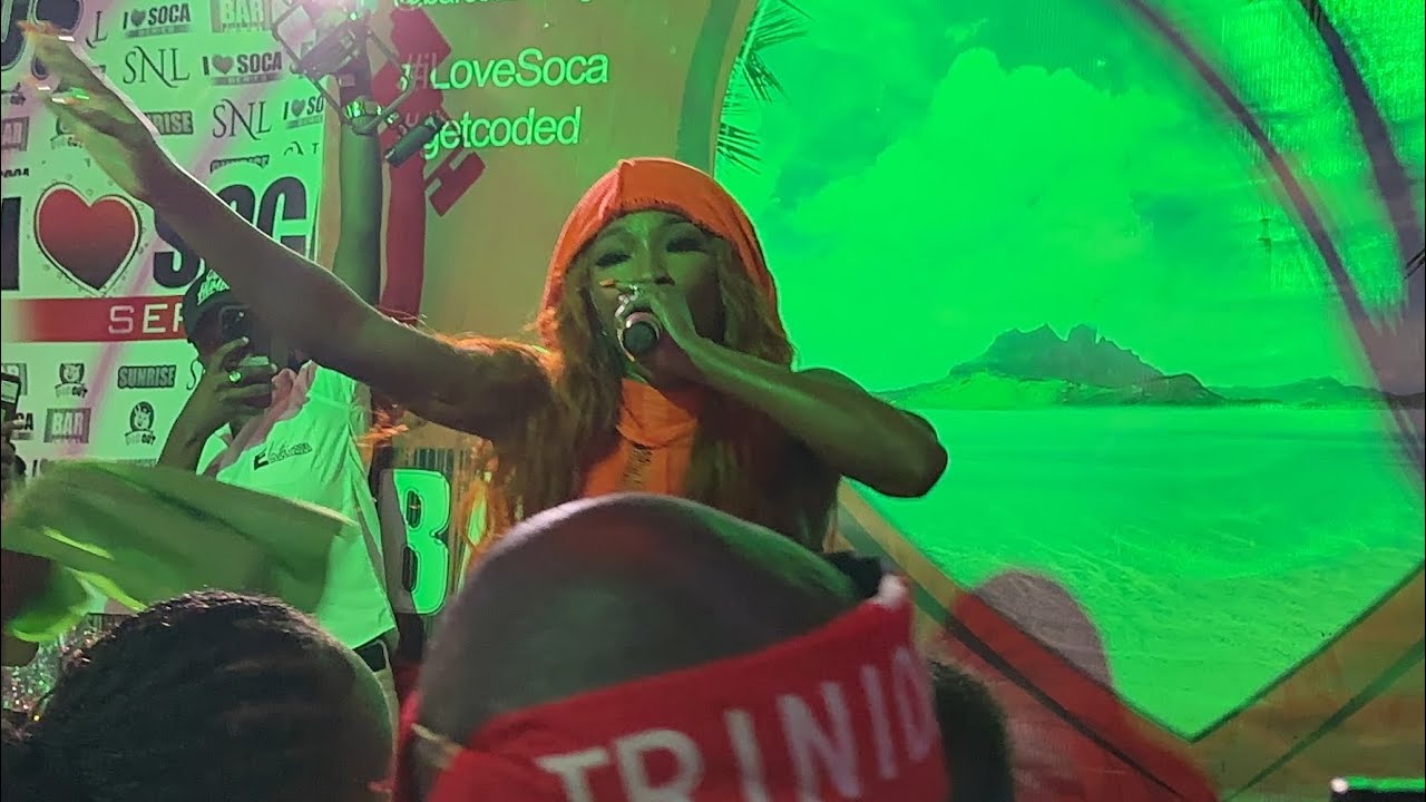 Patrice Roberts transforms Anxiety to Ecstasy live at I ❤️ Soca Concert Series, Barcode