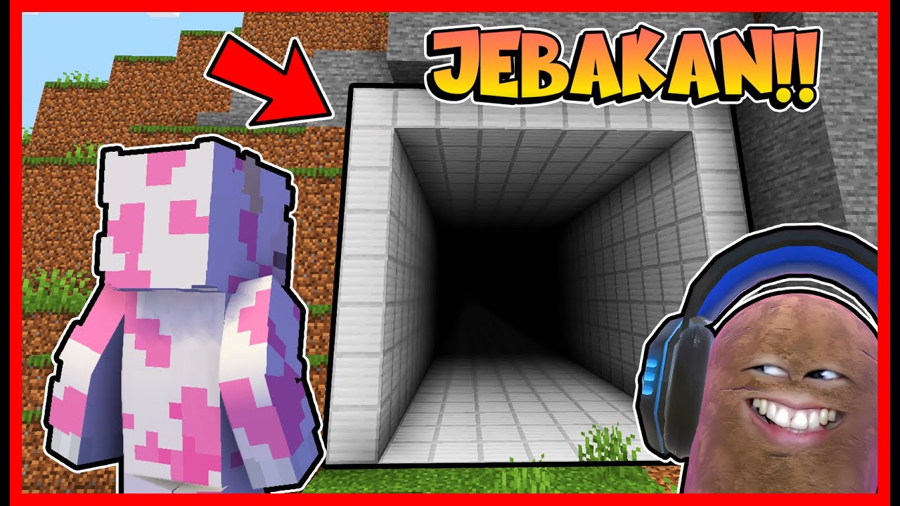 ATUN PRANK MOMON MASUK KE DALAM LORONG TERPANJANG PALING MENGERIKAN !! Feat @sapipurba Minecraft