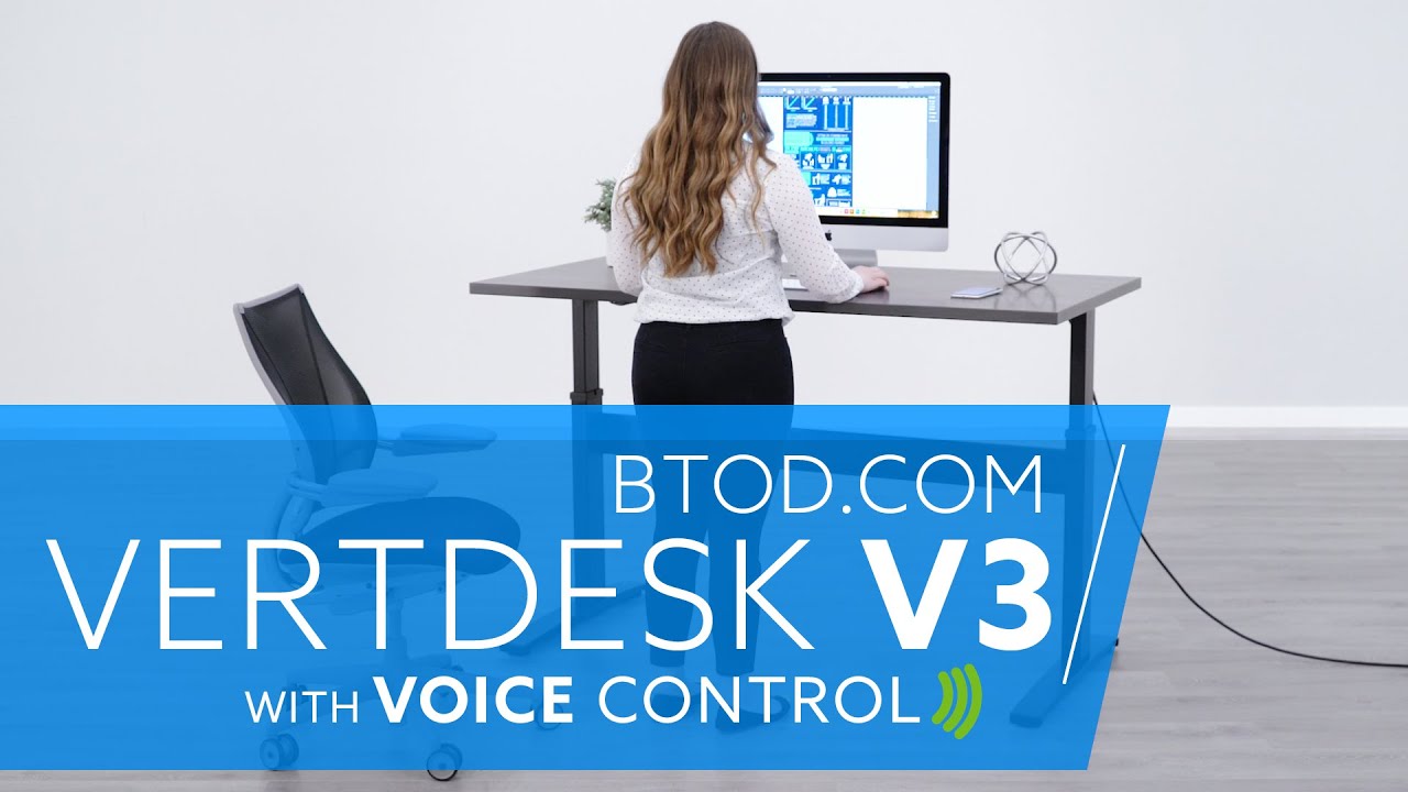 VertDesk v3 Electric Standing Desk w/ Voice Control