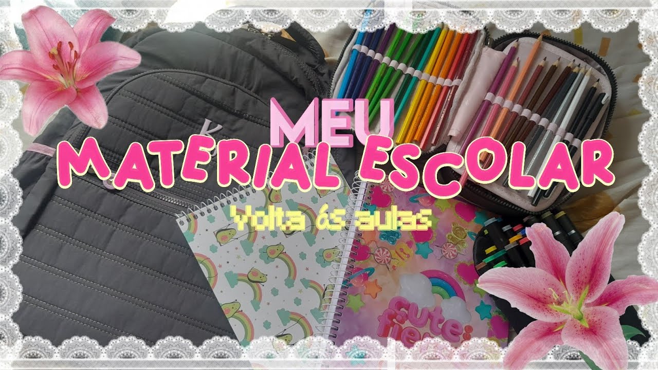 Meu material 2026 indo para o nono ano!! ||volta ás aulas —yunnaz🌸