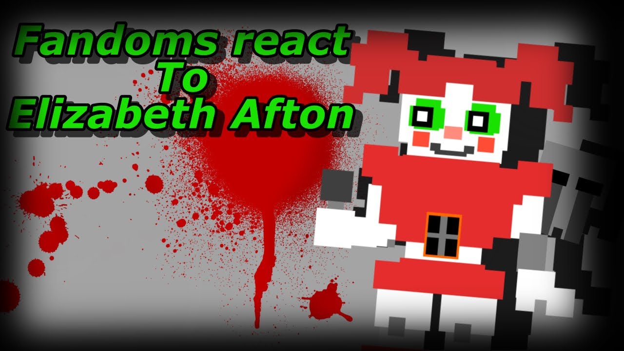Fandoms react (pt 2 Elizabeth Afton) (fnaf, bsd, squid game, kny, mha, alnst, crk, and aib) x2 speed
