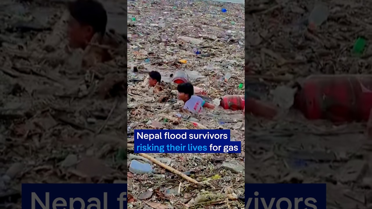 Why are Nepal's flood survivors risking their lives for gas cylinders? | DW News