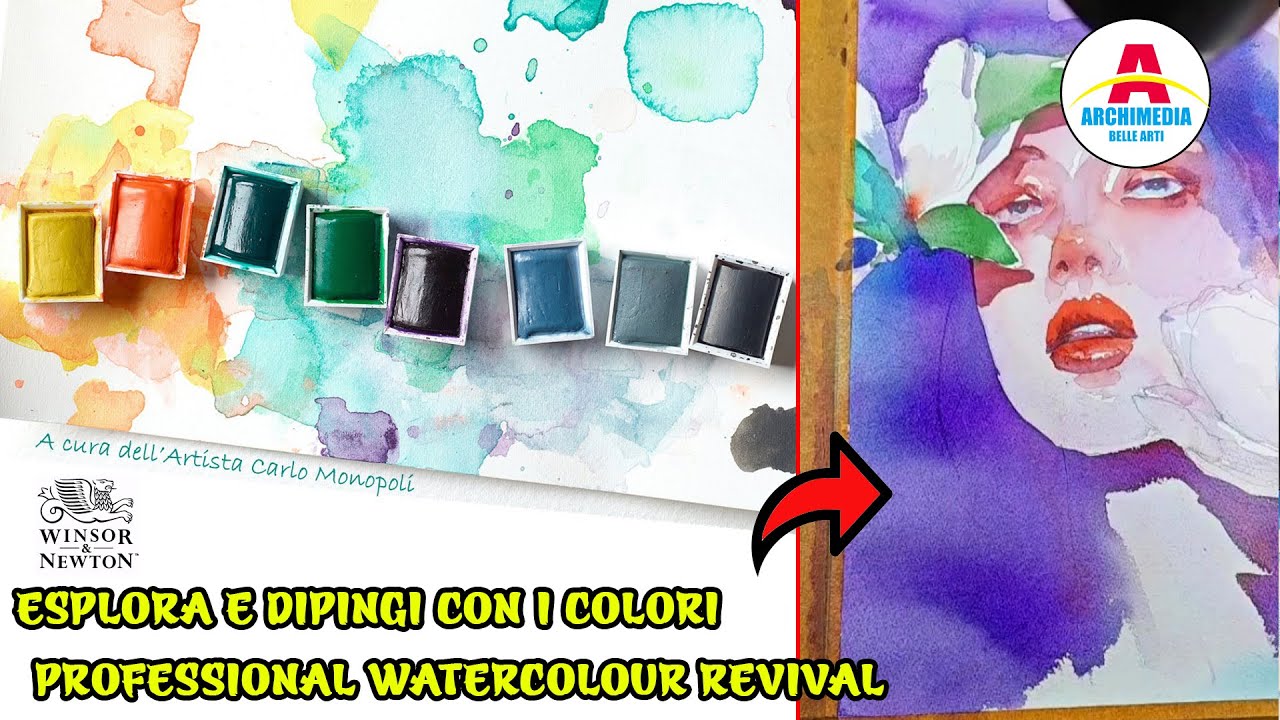 Tutorial | 🖌️ Acquerello Professional Winsor & Newton con Carlo Monopoli!