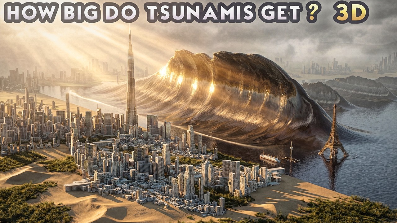 TSUNAMI Height Comparison (3D)