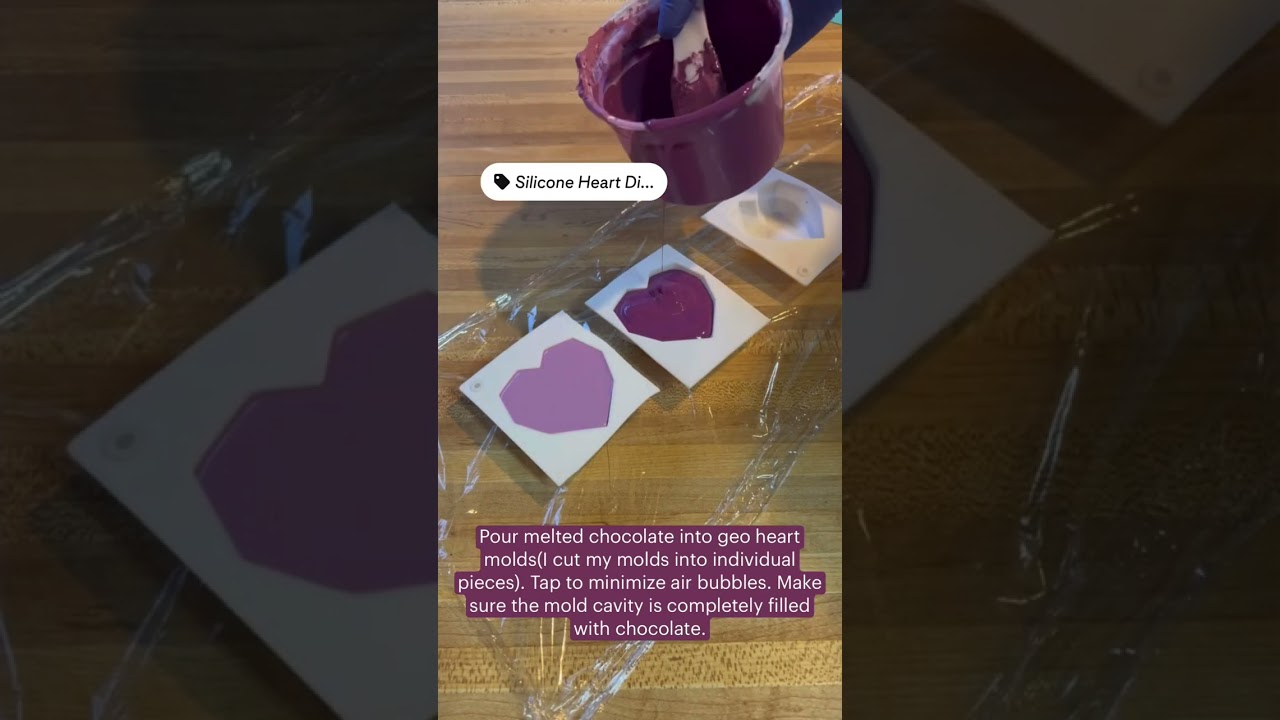 Unlock the secret to perfect heart shape molds #moldsandshapes #cakemodels #cakepearls