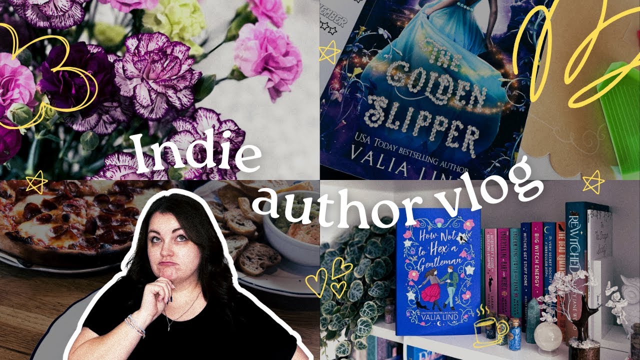 hectic work vibes, bedazzle-a-book event, and fixing my sleep schedule? 📚 indie author vlog