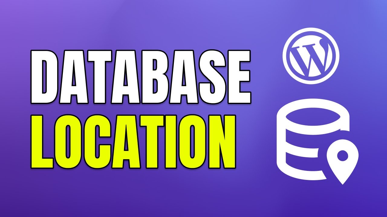 Where is the WordPress Database Stored