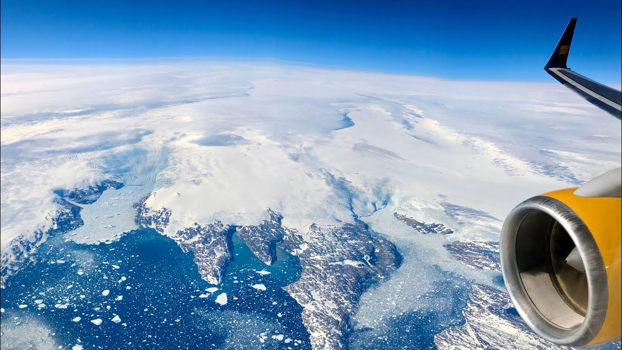 *MUST WATCH! Breathtaking Greenland!* | Icelandair | B757-200 | Keflavik - Montreal