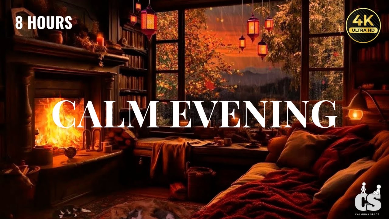 Overthinking at Night? This Cozy Rainy Room Helps.