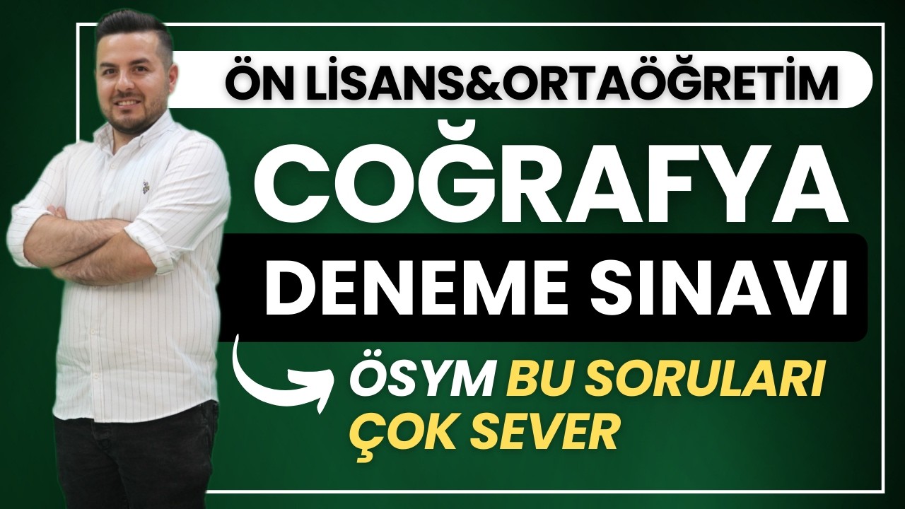 Ön Lisans & Ortaöğretim I COĞRAFYA DENEME ÇÖZÜMÜ #kpss2024 #kpss
