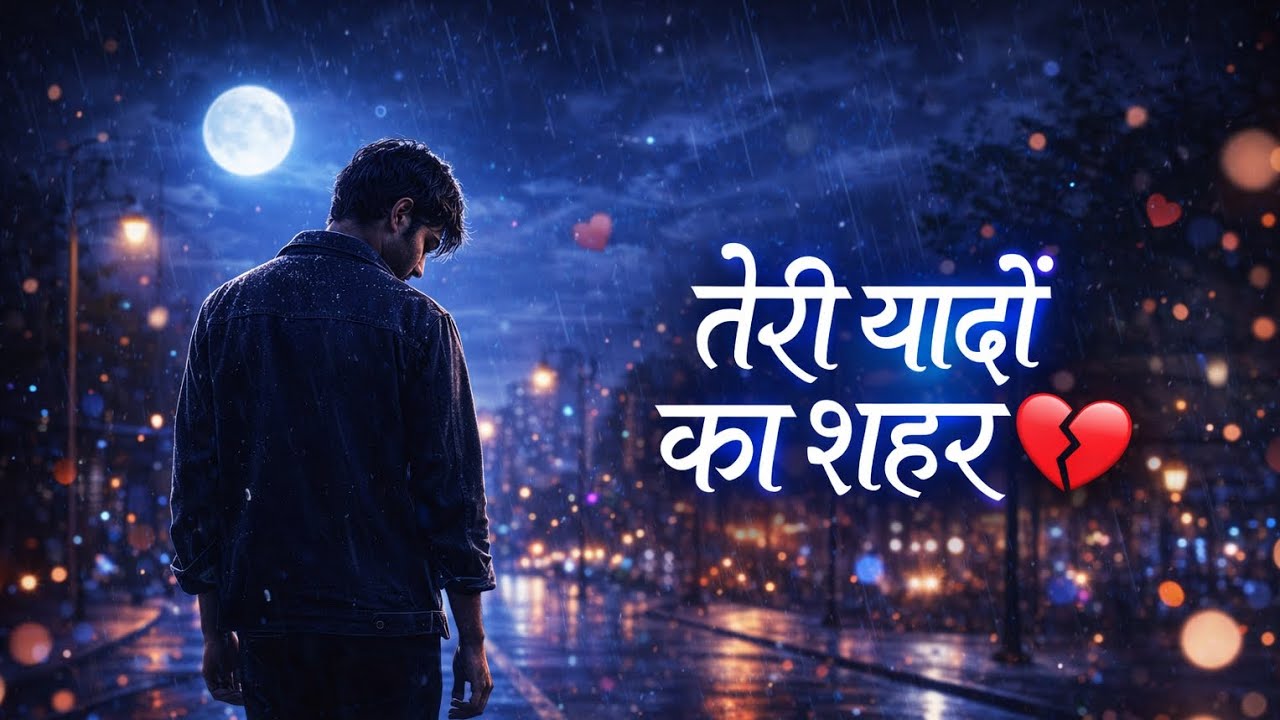 Teri Yaadon Ka Shehar 💔 | Most Emotional Hindi Breakup Song | Sad Romantic Song